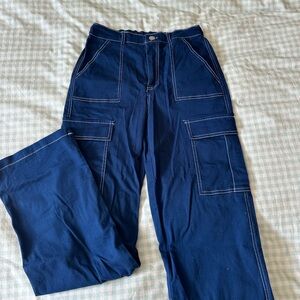 Navy Cargo Pants